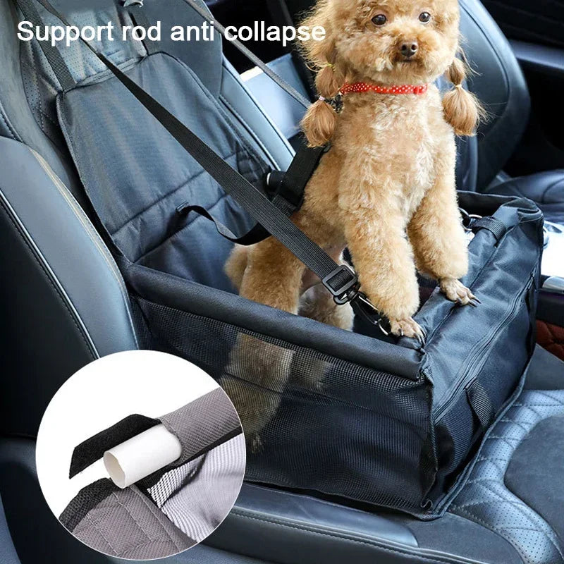 5 Color Double Thick Waterproof Travel Accessories Mesh Hanging Bag Folding Pet Supplies Dog Mat Blanket Safety Pet Car Seat Bag